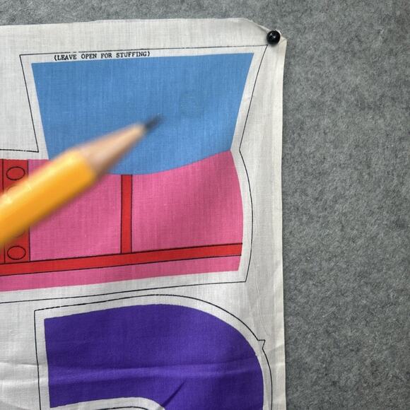 NOS Pillow People Sewing Pattern Panel Aso Alt Full House Punky & Big Footsteps - Picture 9 of 11